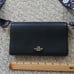 Coach black Foldover Clutch Crossbody