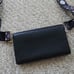Coach black Foldover Clutch Crossbody