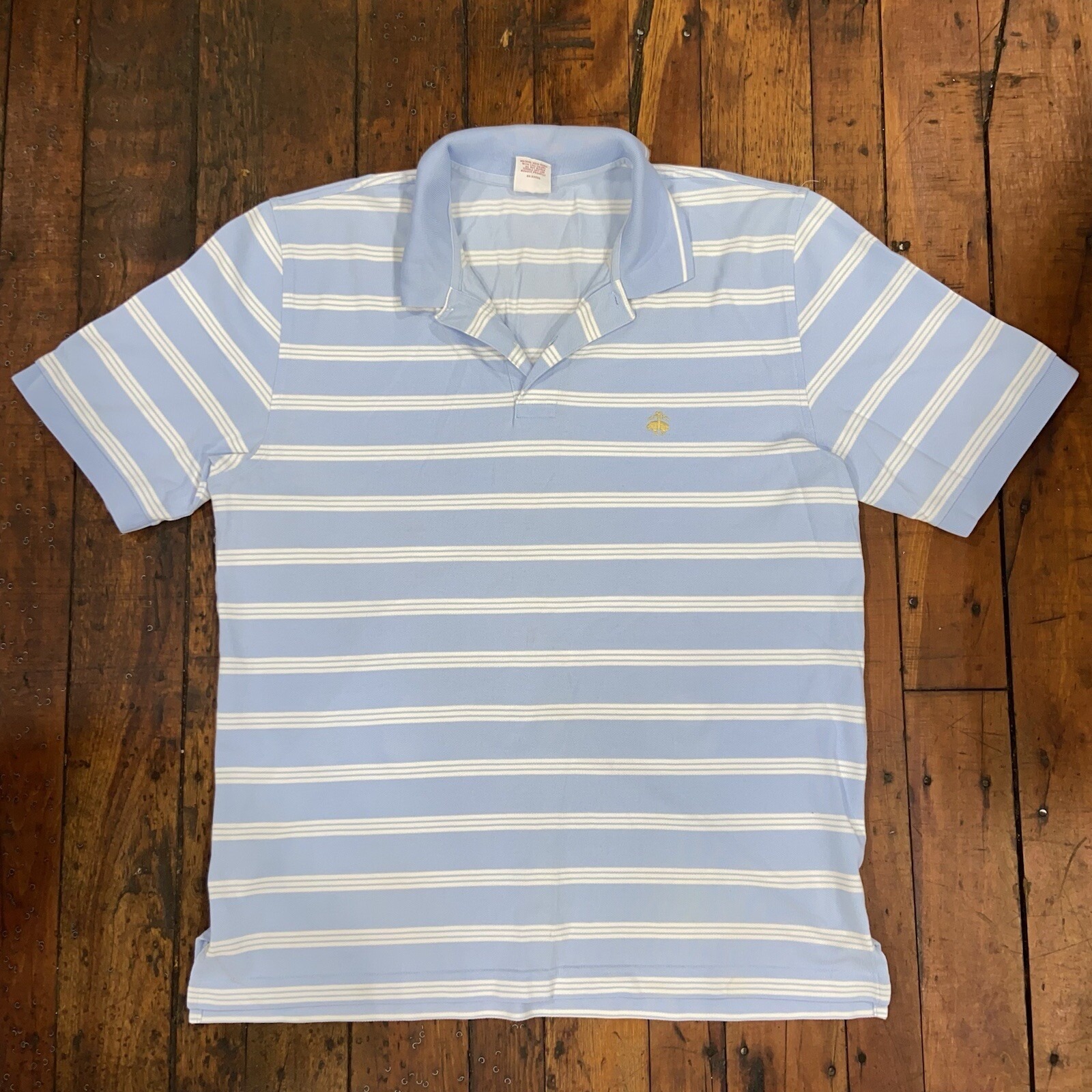 Brooks Brothers Pullover Polo Golf Shirt Men's Large Blue