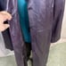 Leather Full Length Ladies Purple Coat