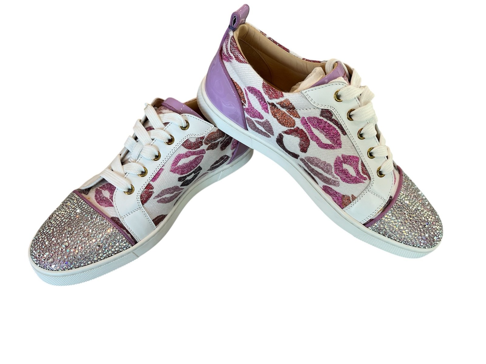 CHRISTIAN LOUBOUTIN NWT sneakers shoes sz 39.5, gorgeous! Gondolastrass flats