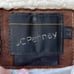 VTG 60s JC Penney Leather Vest Mens Brown medium Western Wear Sherpa Lined