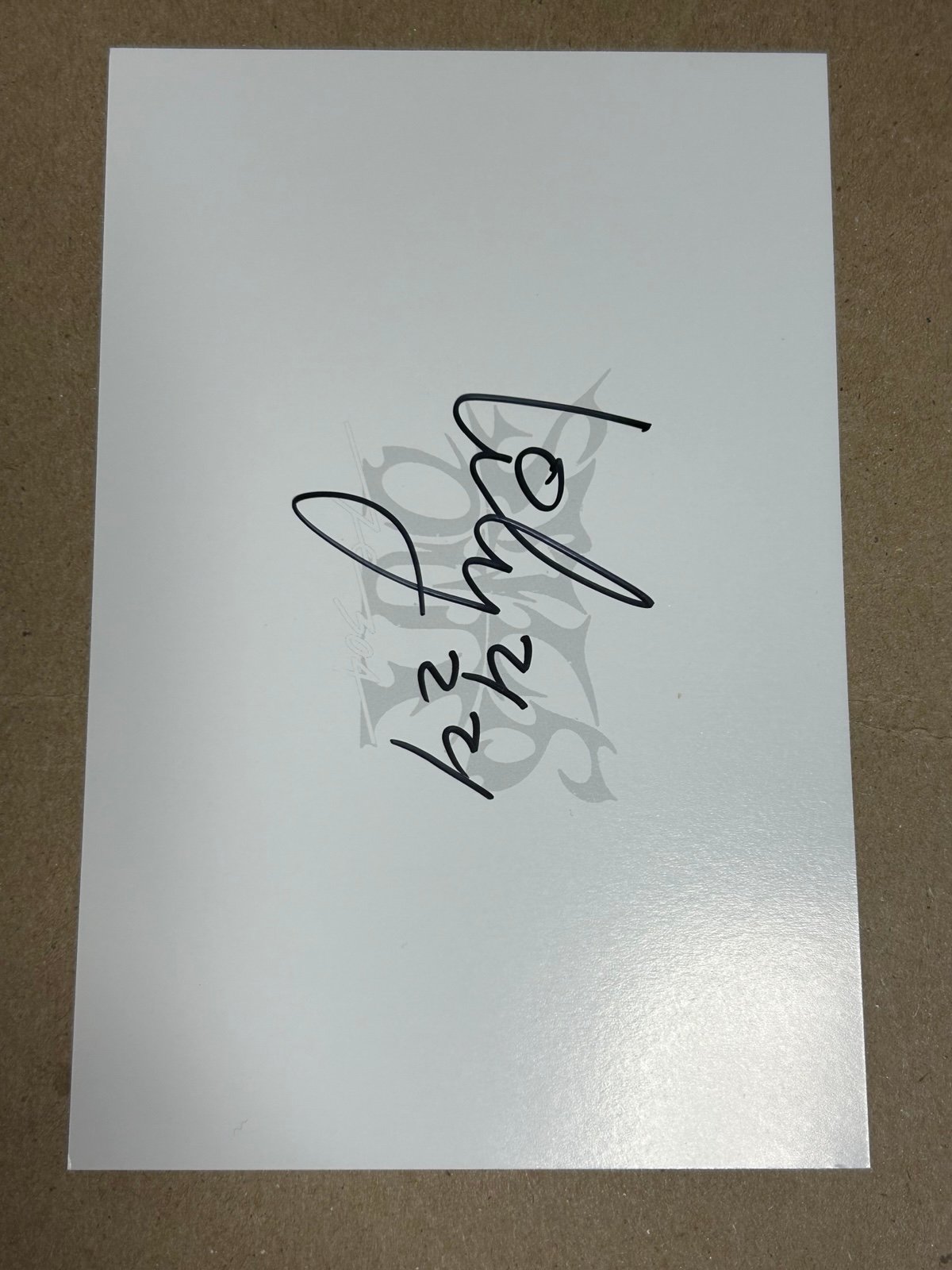 Official NMIXX FE304: STICKOUT Signed Lily Postcard