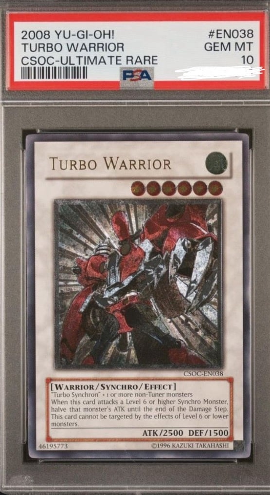 Turbo warrior ultimate rare PSA 10