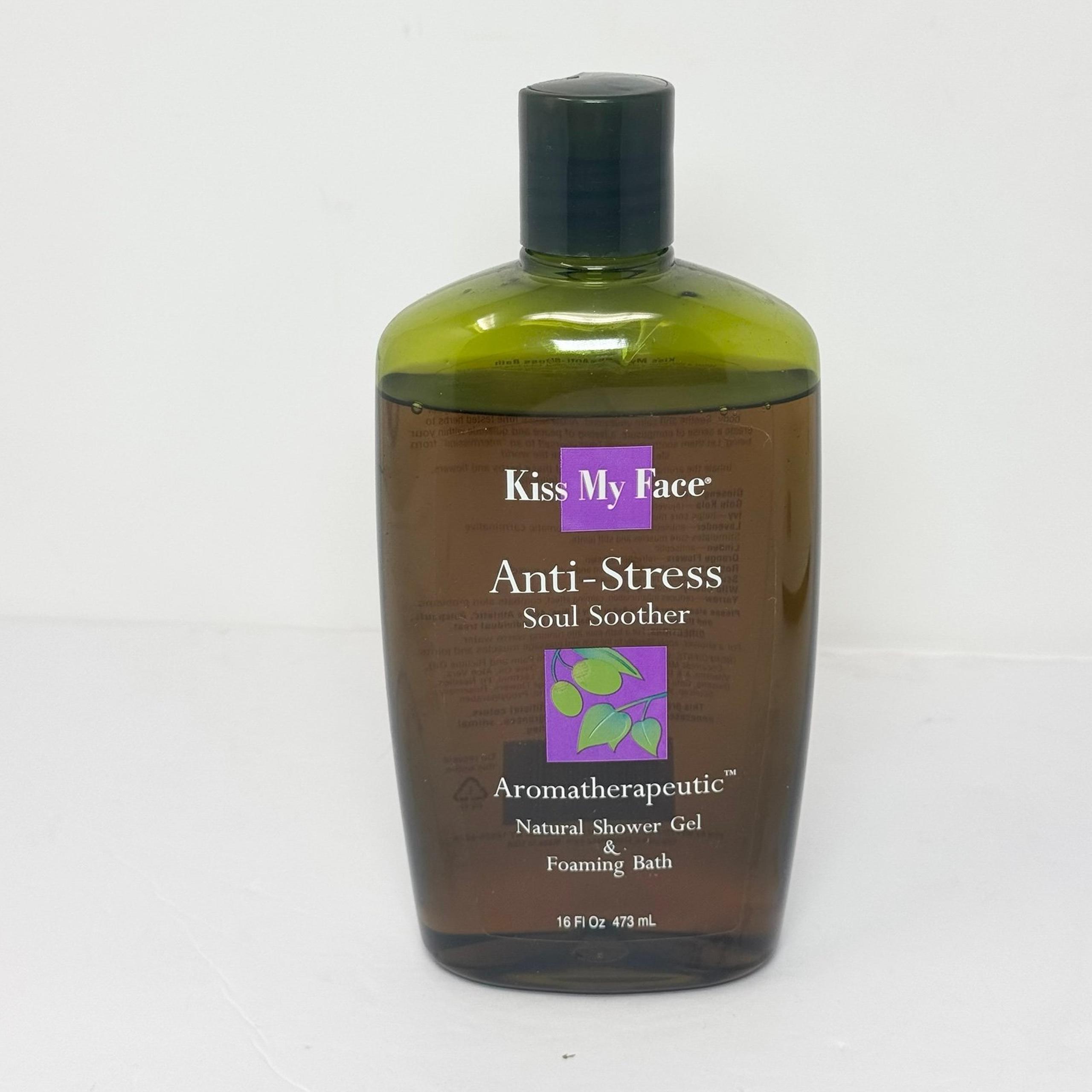 Kiss My Face Anti Stress Shower Gel & Foaming Bath Soul Soother 16 oz