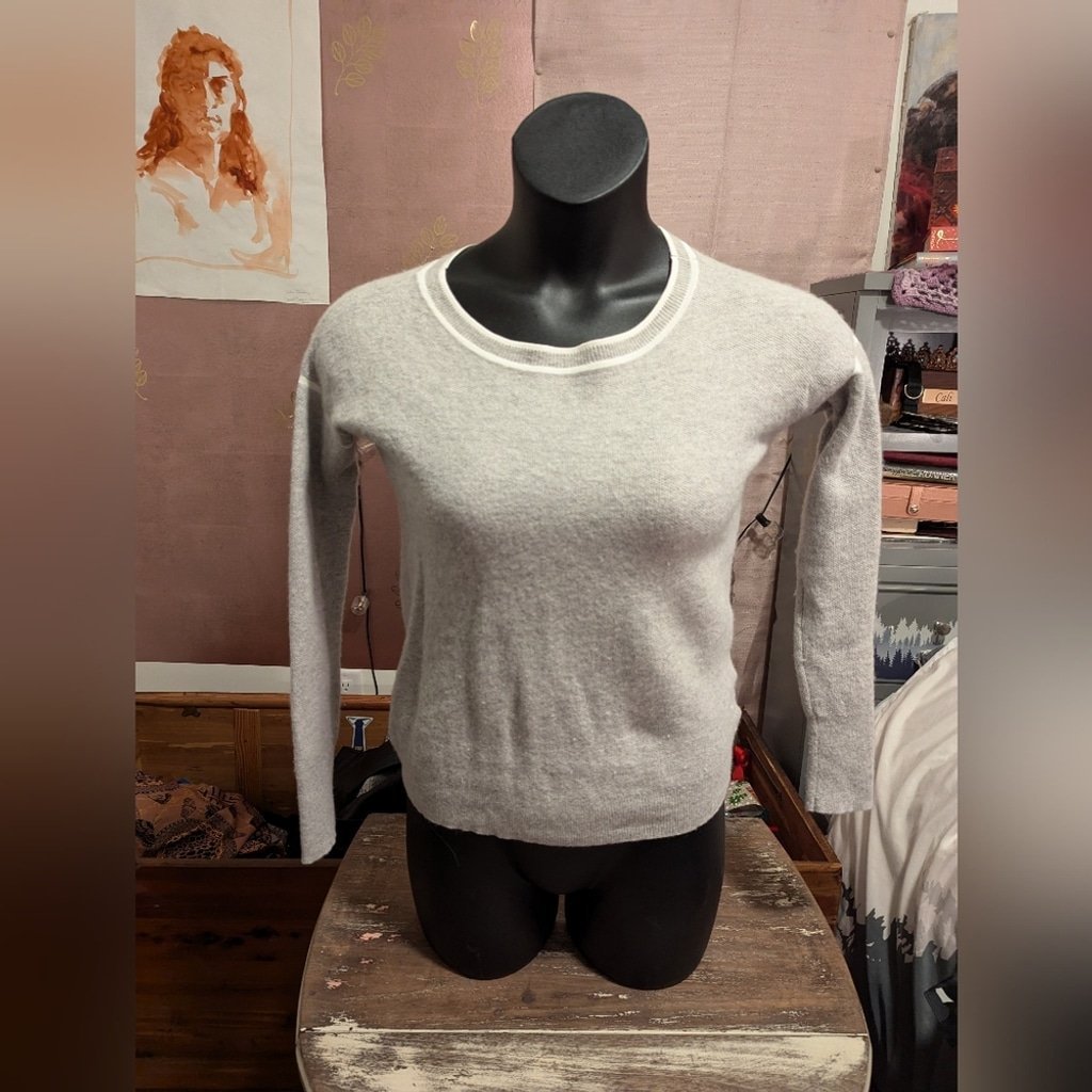 Banana Republic Cashmere fine Merino Filpuccu Wool sweater size small
