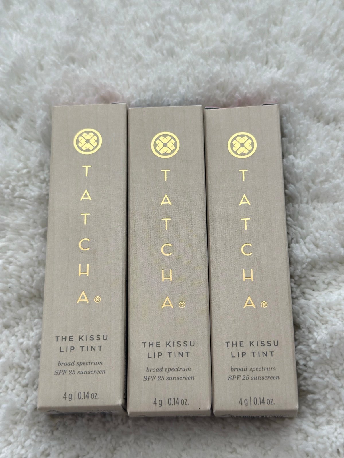 Tatcha the kissu lip tint x3 w/spf 25 sunscreen New