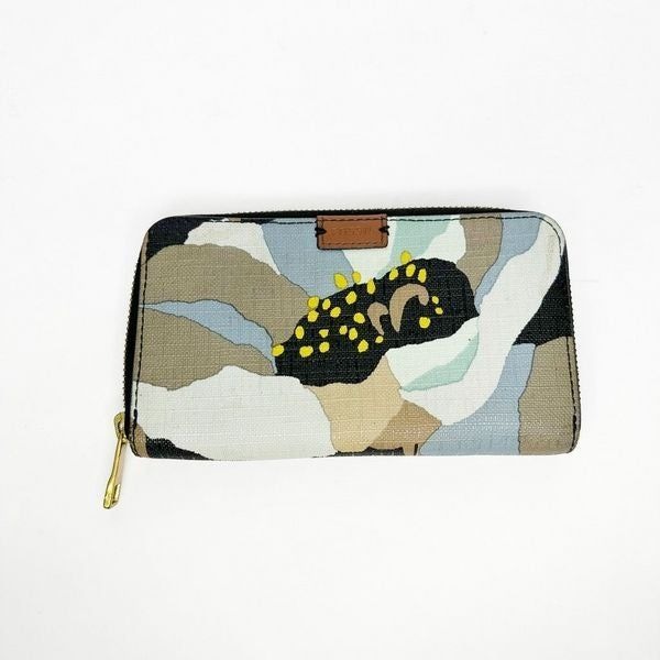 Fossil women's emma rfid cheap zip wallet