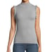 Rebecca Taylor Sleeveless Ruffle Merino Wool Turtleneck Sweater