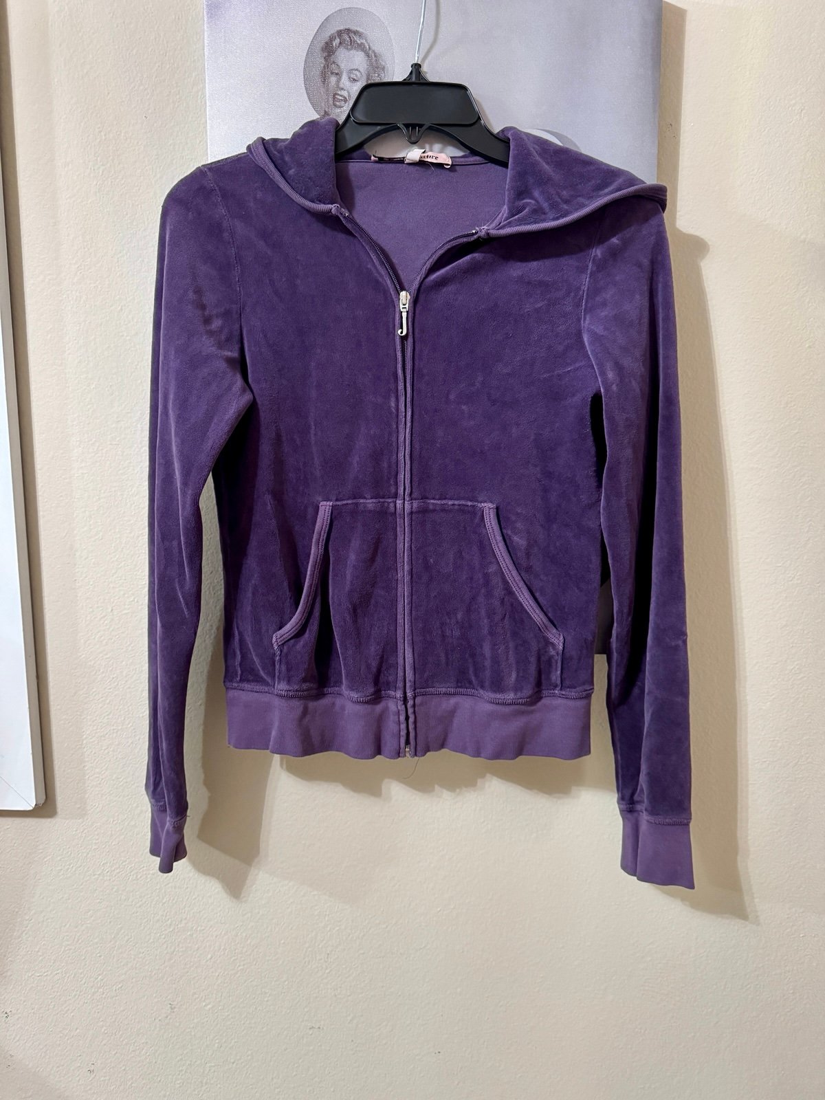 Juicy Couture Vintage Womens Purple Hoodie