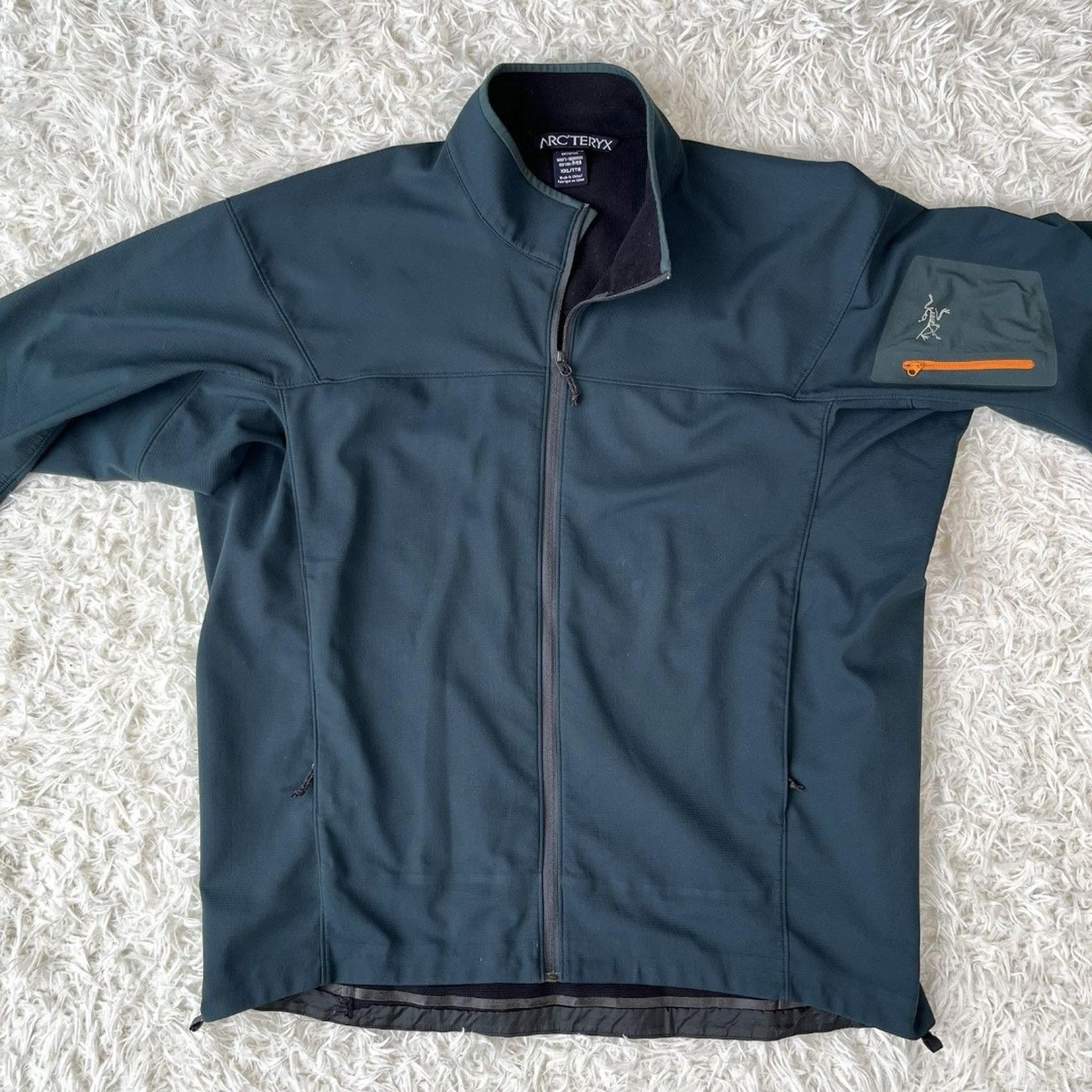 VTG Arc’teryx Gamma Windstopper Jacket Men’s 2XL Blue Green Excellent Condition
