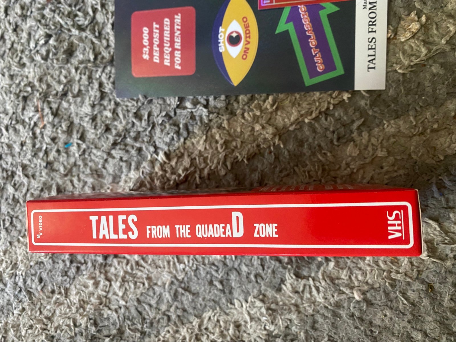 Tales from the quadead zone VHS full cover carton slipcase