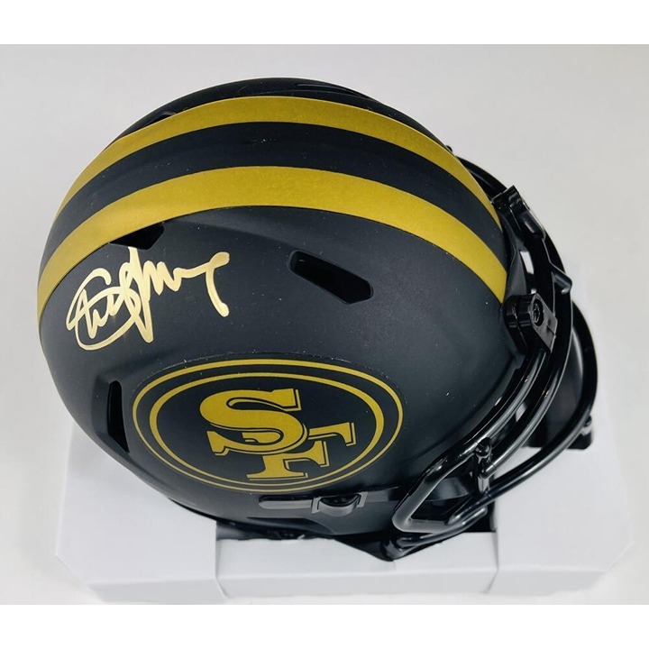 STEVE YOUNG SIGNED ECLIPSE MINI HELMET SAN FRANCISCO 49ERS NINERS RADTKE HOLO