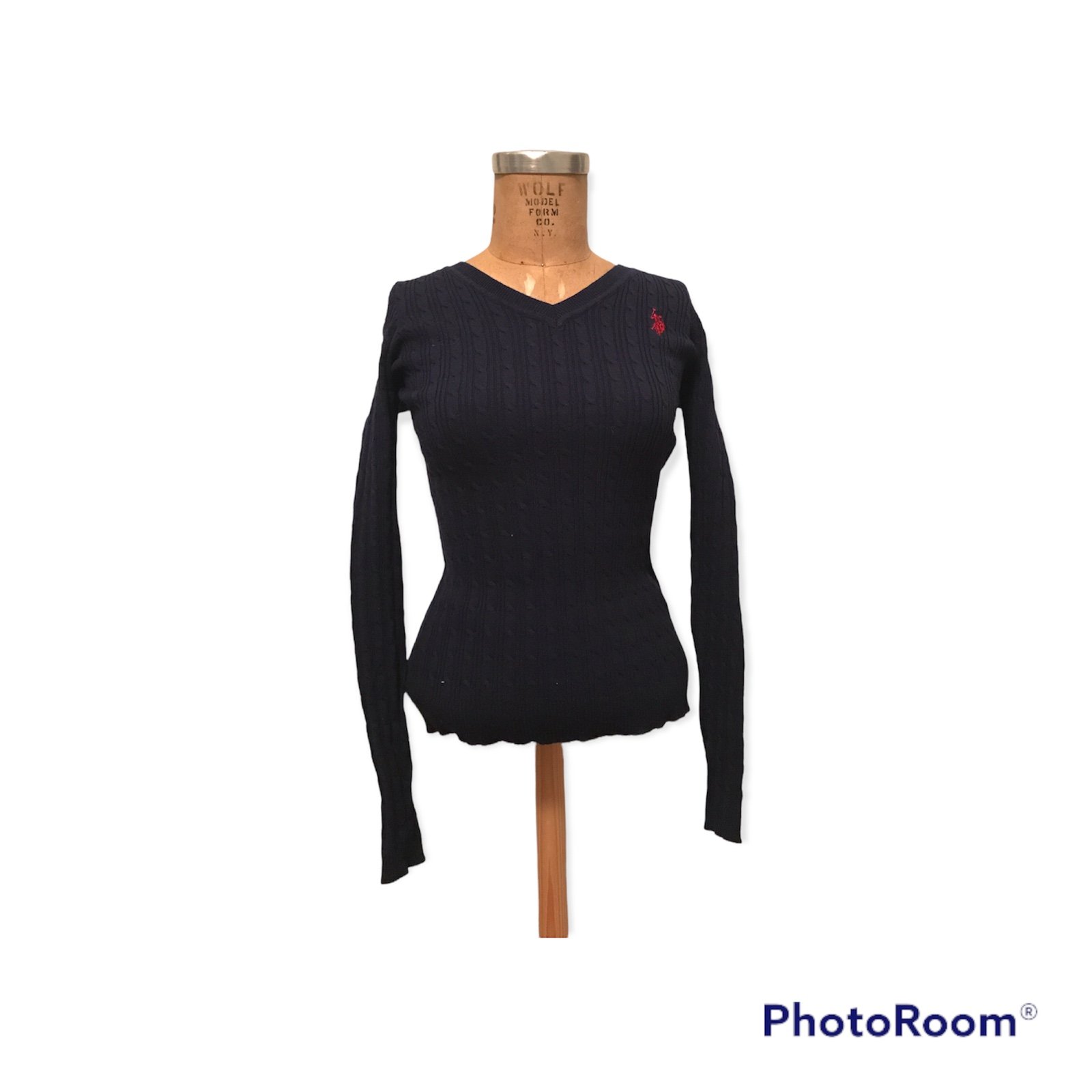 Polo Ralph Lauren cable knit V-Neck cardigan sweaters Small