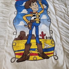 Vintage Disney 90's Toy Story 100% Cotton Towel Beach Movie Pixar. 58x29 NWT
