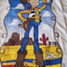 Vintage Disney 90's Toy Story 100% Cotton Towel Beach Movie Pixar. 58x29 NWT
