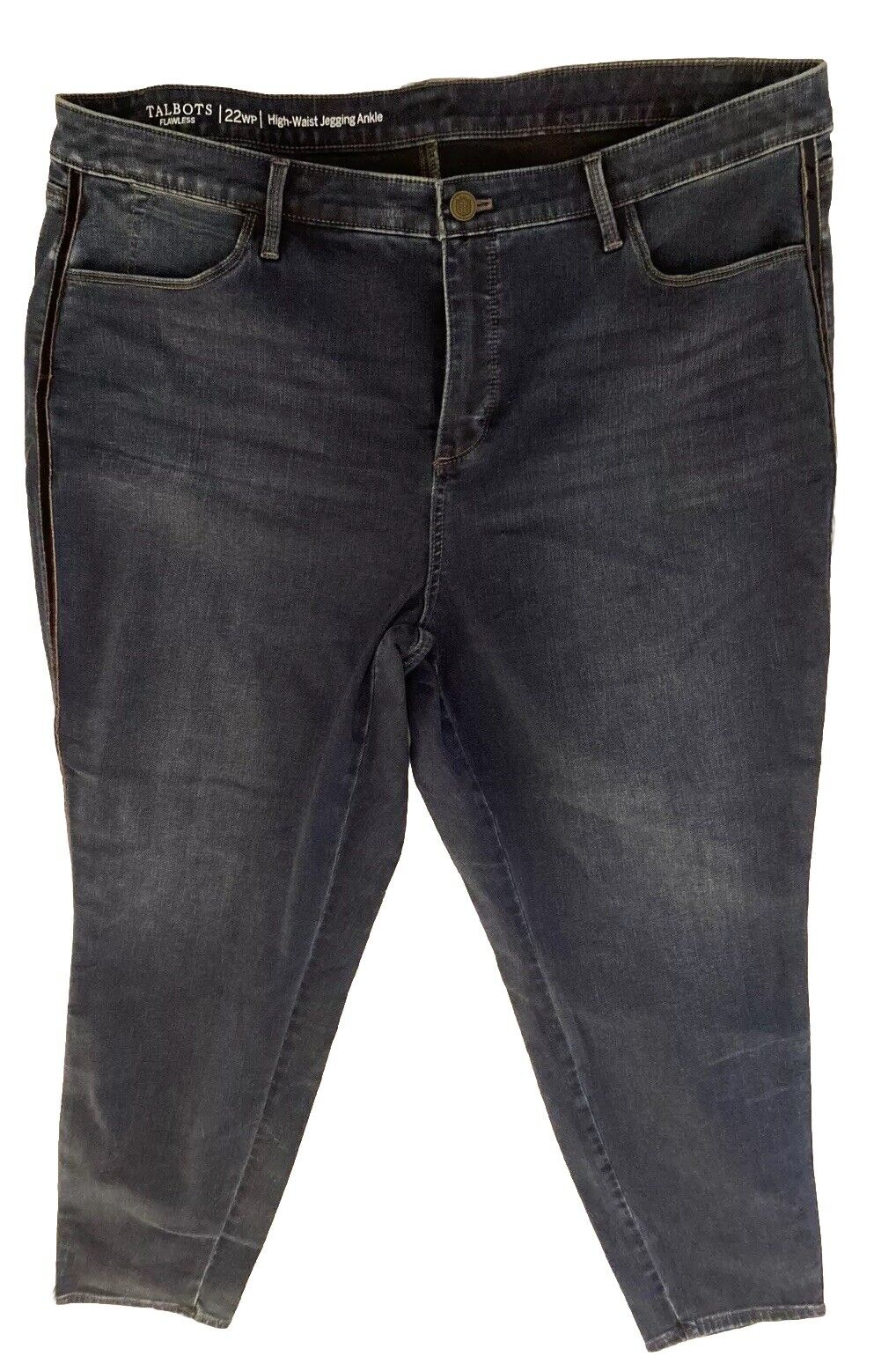 Talbots Flawless High Waist Jegging Ankle Dark Wash Size 22WP