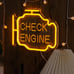 Check Engine Light LED Neon Sign Auto Repair Showroom Garage Car Enthusiast Gift