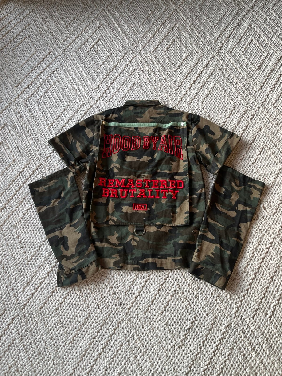 FW16 Hood By Air HBA Remastered Brutality Camo Deconstructed Jacket