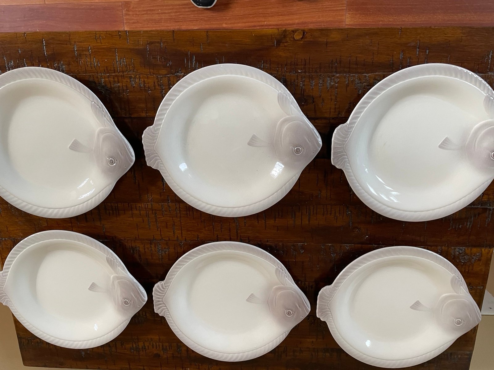 Vintage Waechtersbach West Germany fish shaped dishes.