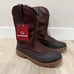 WOLVERINE MENS SIZE 11 M WORK BOOTS YAK LEATHER 10 Oil & Slip Resistant W200159