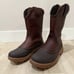 WOLVERINE MENS SIZE 11 M WORK BOOTS YAK LEATHER 10 Oil & Slip Resistant W200159