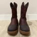 WOLVERINE MENS SIZE 11 M WORK BOOTS YAK LEATHER 10 Oil & Slip Resistant W200159