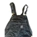 Carhartt Black Overalls Double Knee 102776-001 36x38