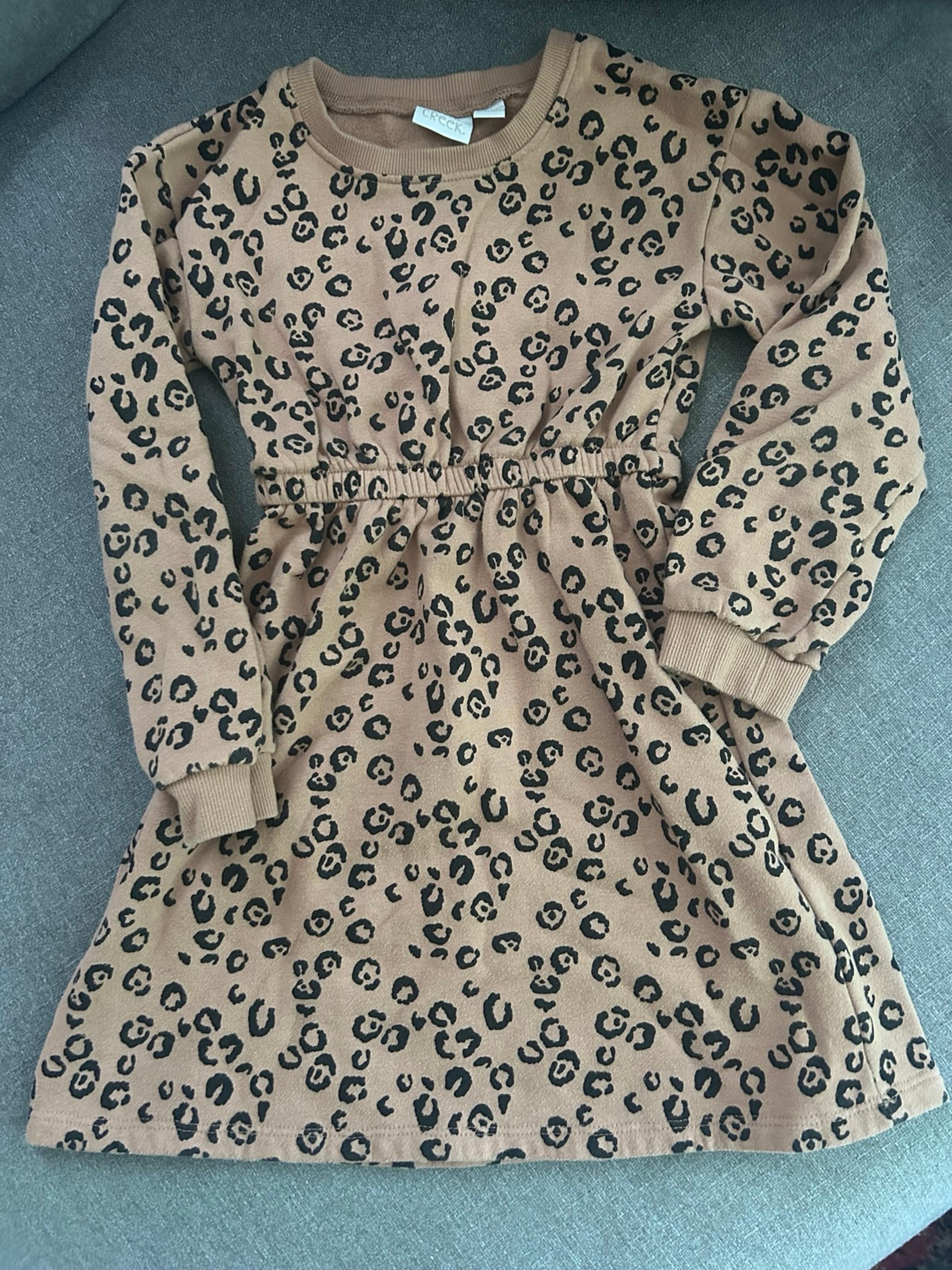 Falls Creek Animal Print Top - Black and Tan (S 6/6x)