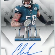 Chris Long 2022 Panini Super Bowl Signatures No. SBLII-CL
