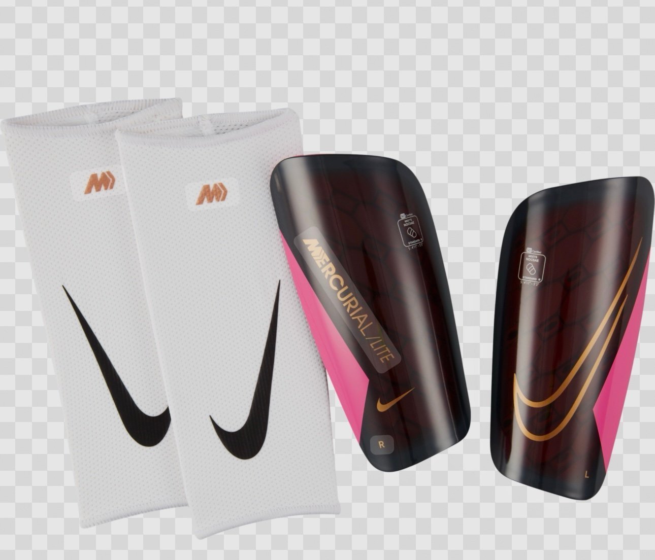 Nike Mercurial Lite Guard - Black / Pink [DV1771-011]