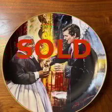 NIB Rare Collector Plate - Gone with the Wind - Golden Anniversary Series Plate