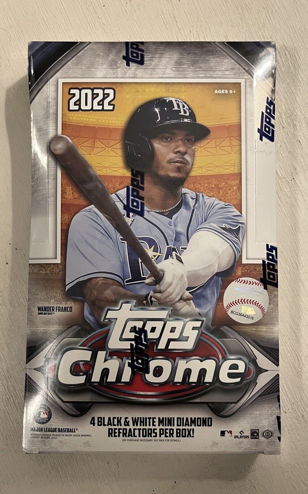 2022 Topps Chrome Baseball Factory Sealed Hobby Lite Box MINI DIAMOND REFRACTORS