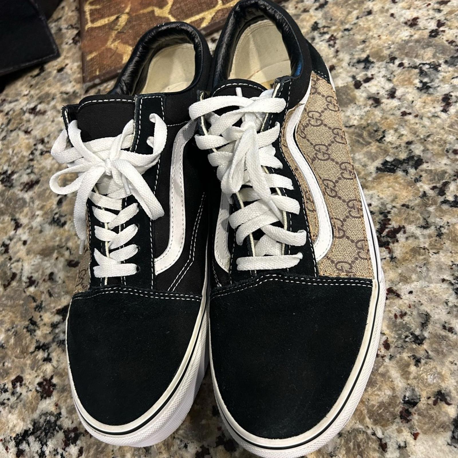 Gucci Old Skool Custom Vans Mens 11.5 Skateboard Shoes