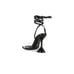 RAYE Jetty PVC Wrap High Heels in Black 7.5 New Womens Shoes
