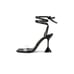 RAYE Jetty PVC Wrap High Heels in Black 7.5 New Womens Shoes