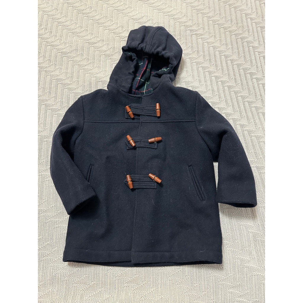 Boys navy wool winter coat size 4T