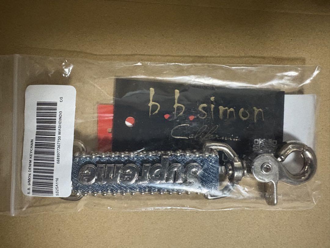 supreme b.b. Simon Denim Keychain Indigo