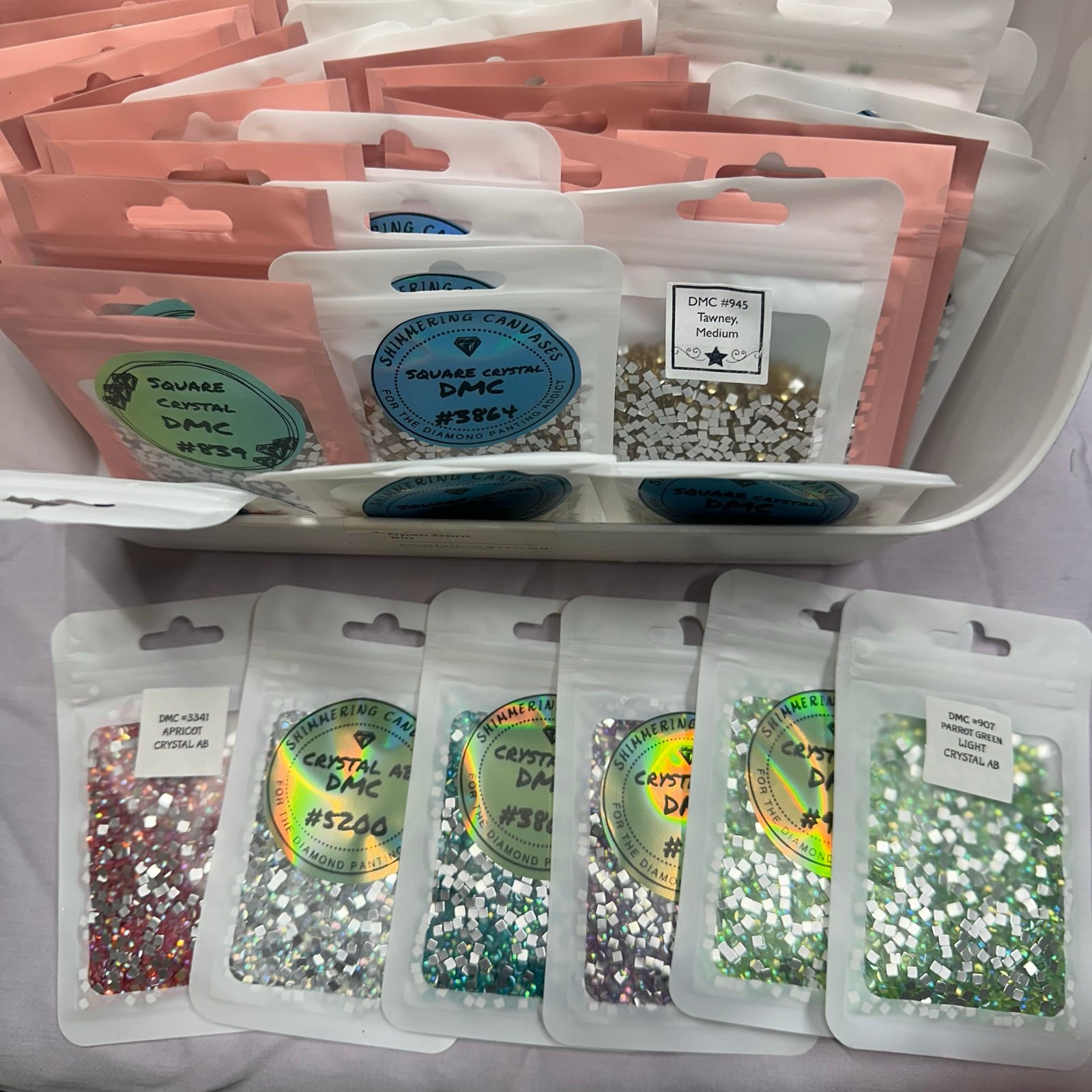 Diamond painting Square Crystal Drills 99 Colors