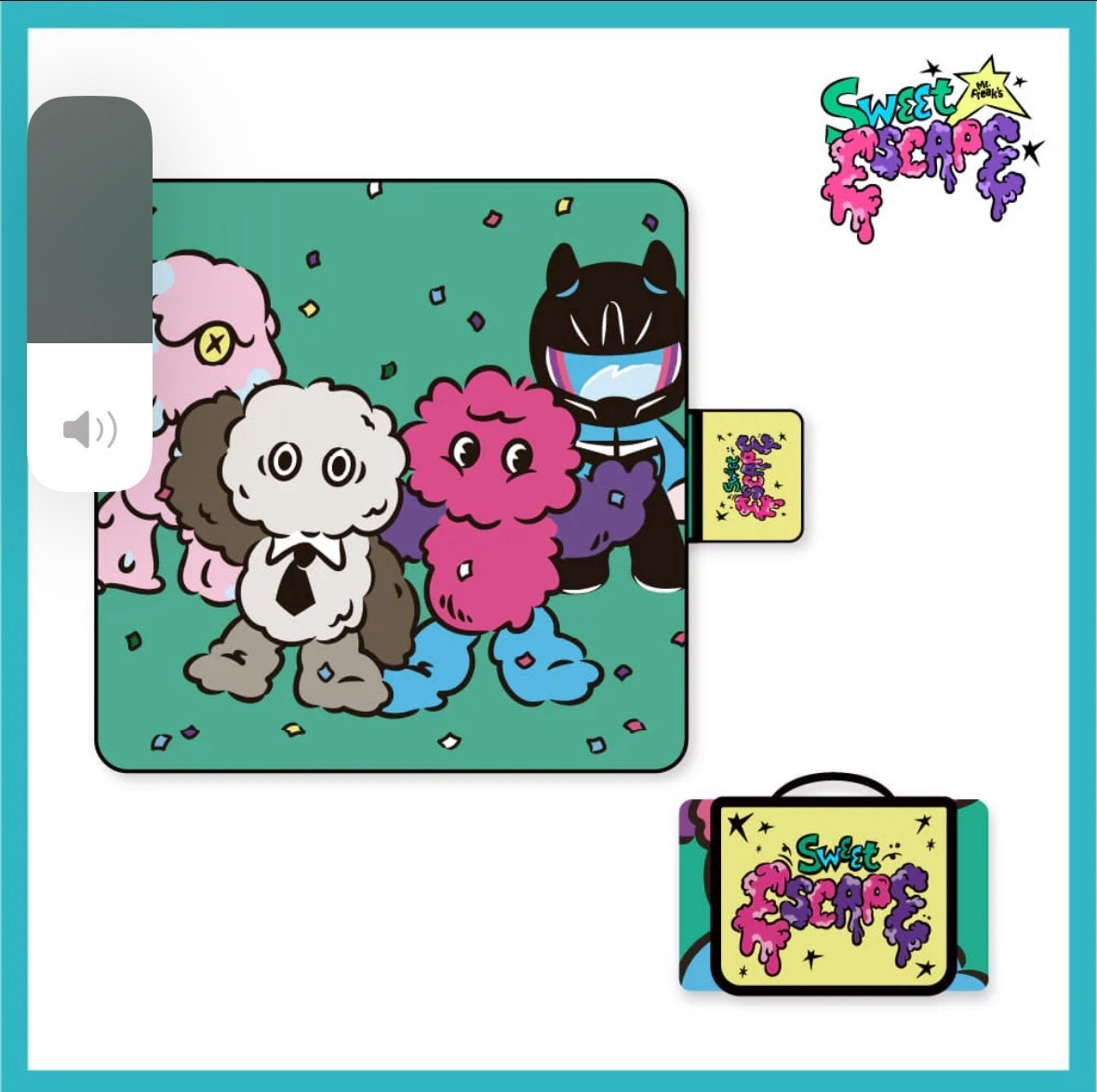 SHINEE KEY OFFICIAL MD - MR. FREAK'S LAB : SWEET ESCAPE Picnic Blanket