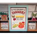 Pioneer Woman Summer Farmers Market Signs and Kitchen Towels