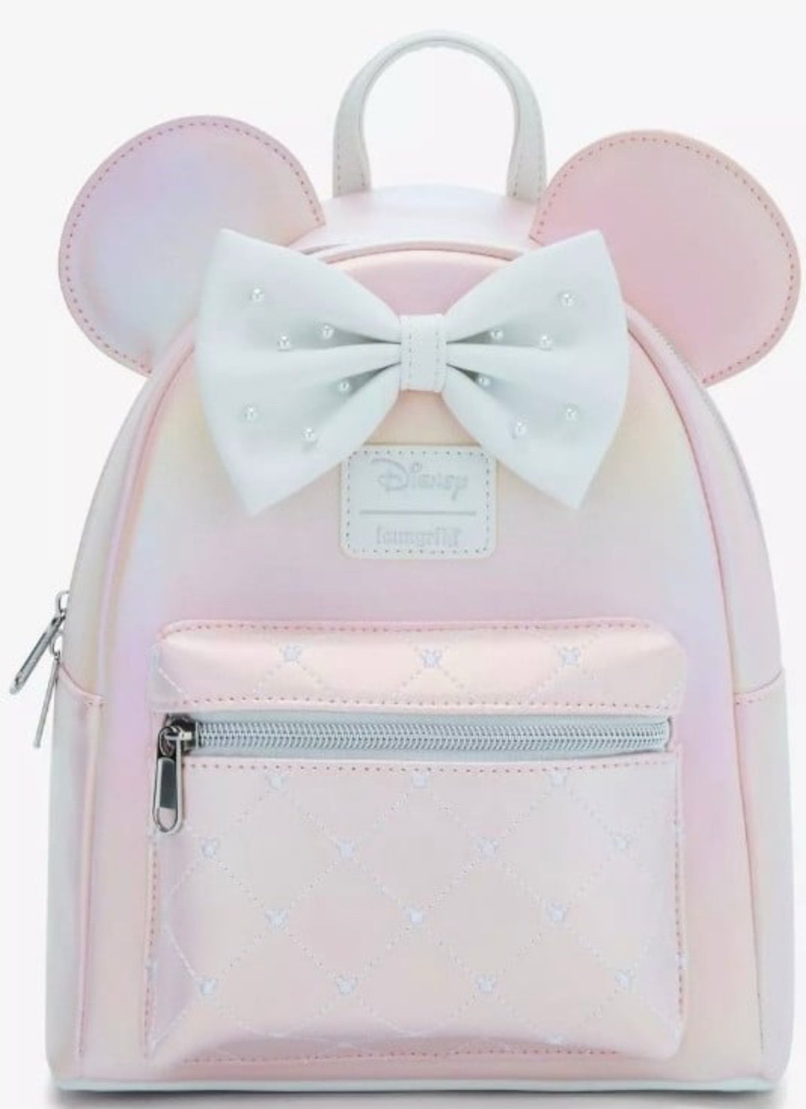 Loungefly Backpack • Minnie Mouse White Bow