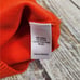 JoosTricot Long Sleeve Scoop Neck Top Sweater in Ferrari Orange Medium NWT