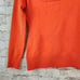 JoosTricot Long Sleeve Scoop Neck Top Sweater in Ferrari Orange Medium NWT