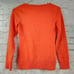 JoosTricot Long Sleeve Scoop Neck Top Sweater in Ferrari Orange Medium NWT