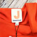 JoosTricot Long Sleeve Scoop Neck Top Sweater in Ferrari Orange Medium NWT