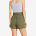 BB Dakota by Steve Madden A Day In The Life Paperbag Waist Olive Green Shorts S