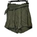 BB Dakota by Steve Madden A Day In The Life Paperbag Waist Olive Green Shorts S