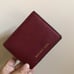NWT Michael Kors Mercer Carryall Card Case Folding Wallet Pebbled Leather Plum