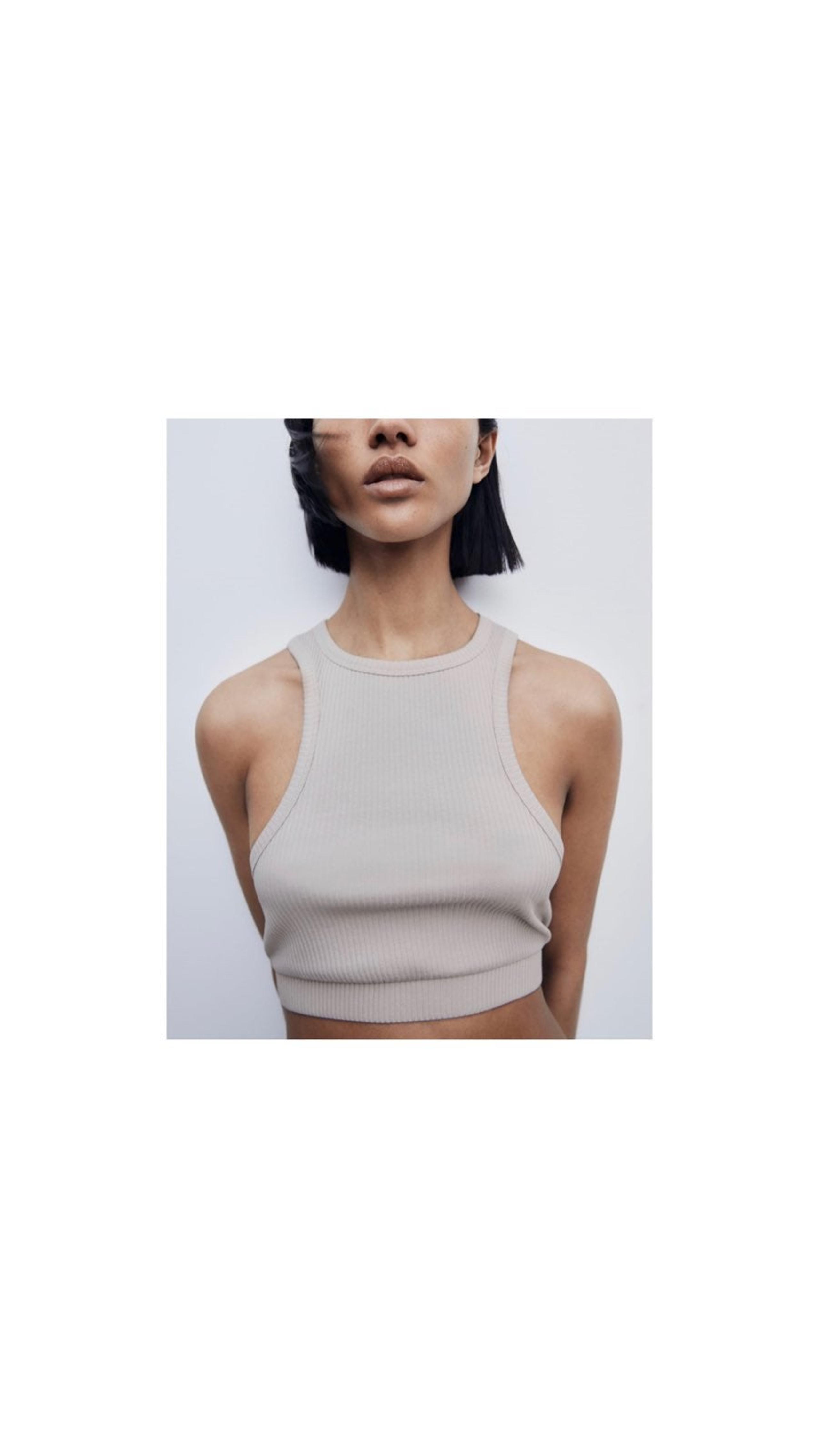 Ribbed Halter Top